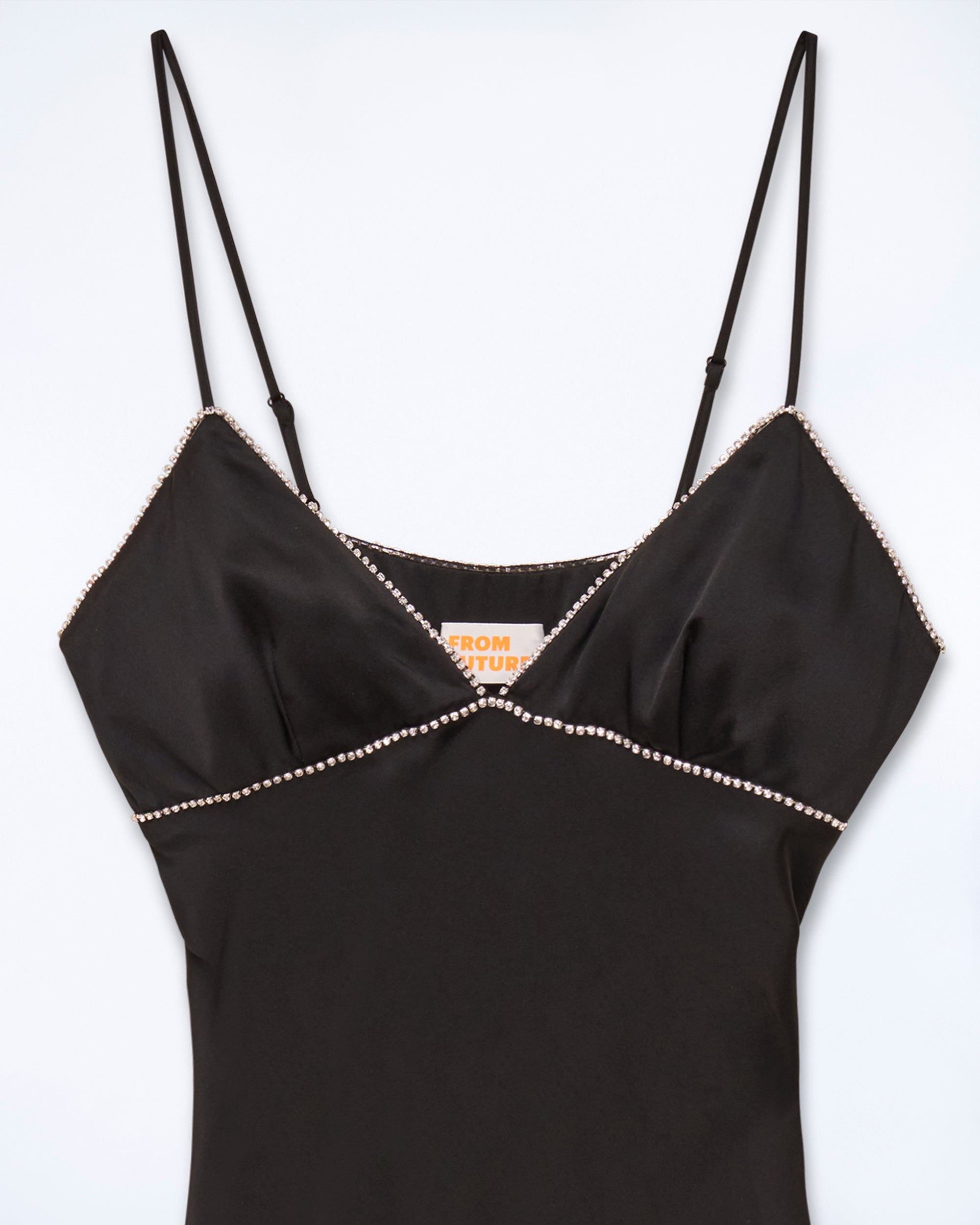 NOIR / DJV / QTY : 13 / Robe Longue Bretelle Tess - Noir