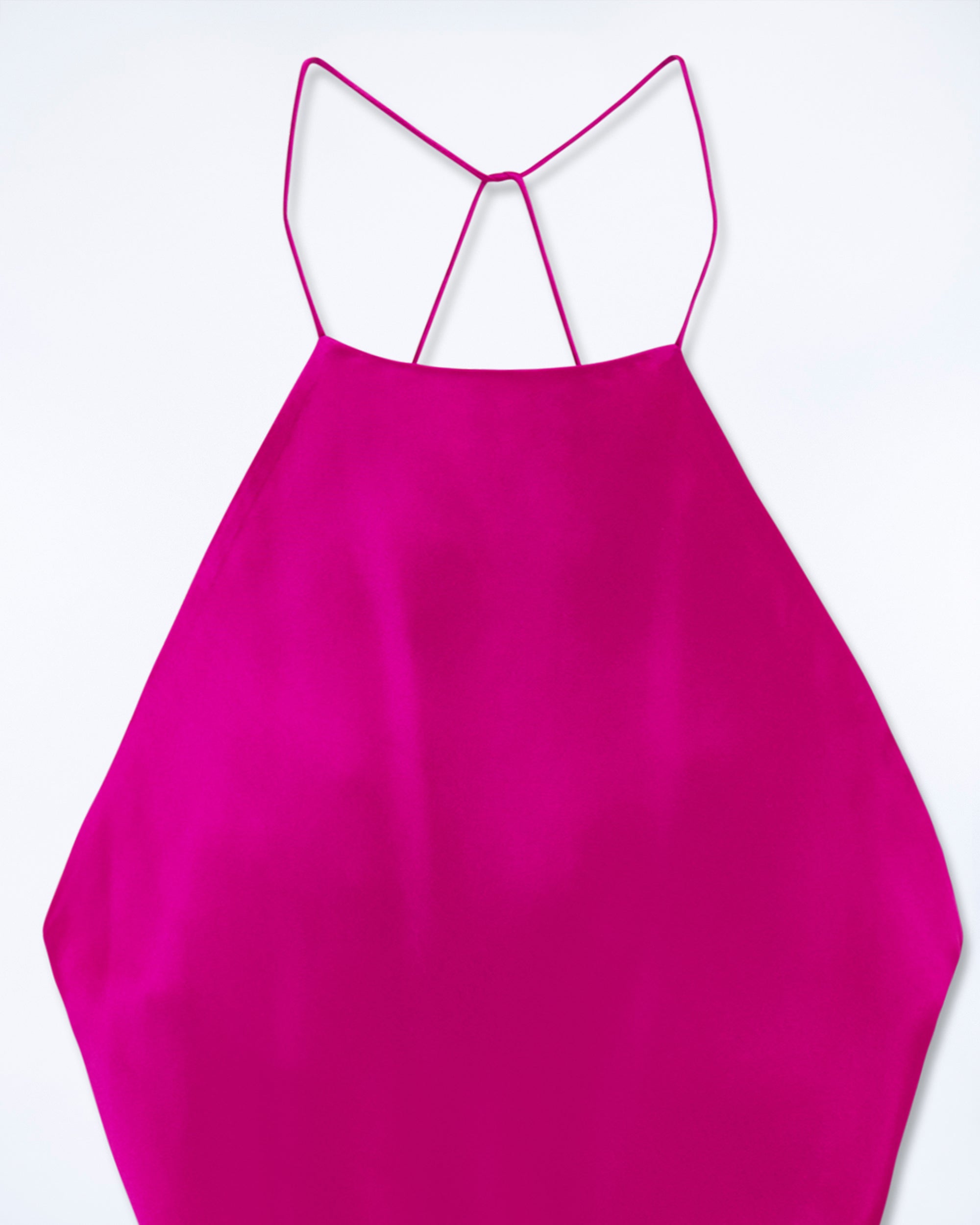 RASPBERRY PINK / NEW / QTY : 2 / Robe Courte Bretelle Selena - Raspberry Pink