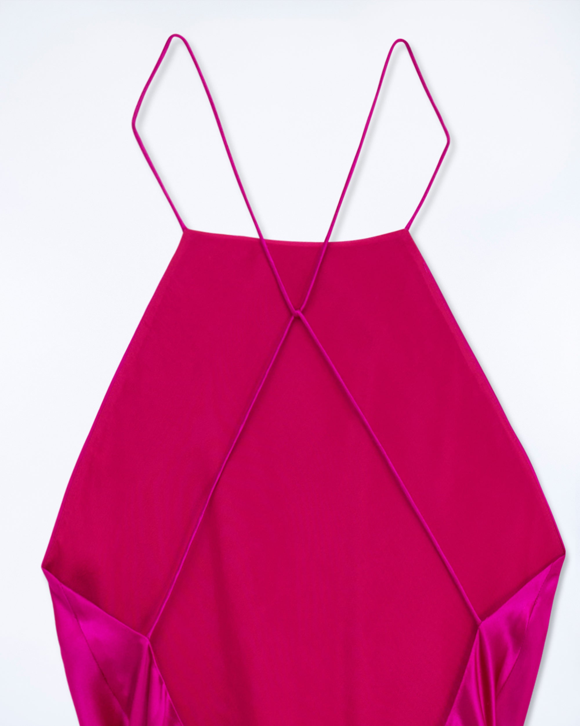 RASPBERRY PINK / NEW / QTY : 2 / Robe Courte Bretelle Selena - Raspberry Pink