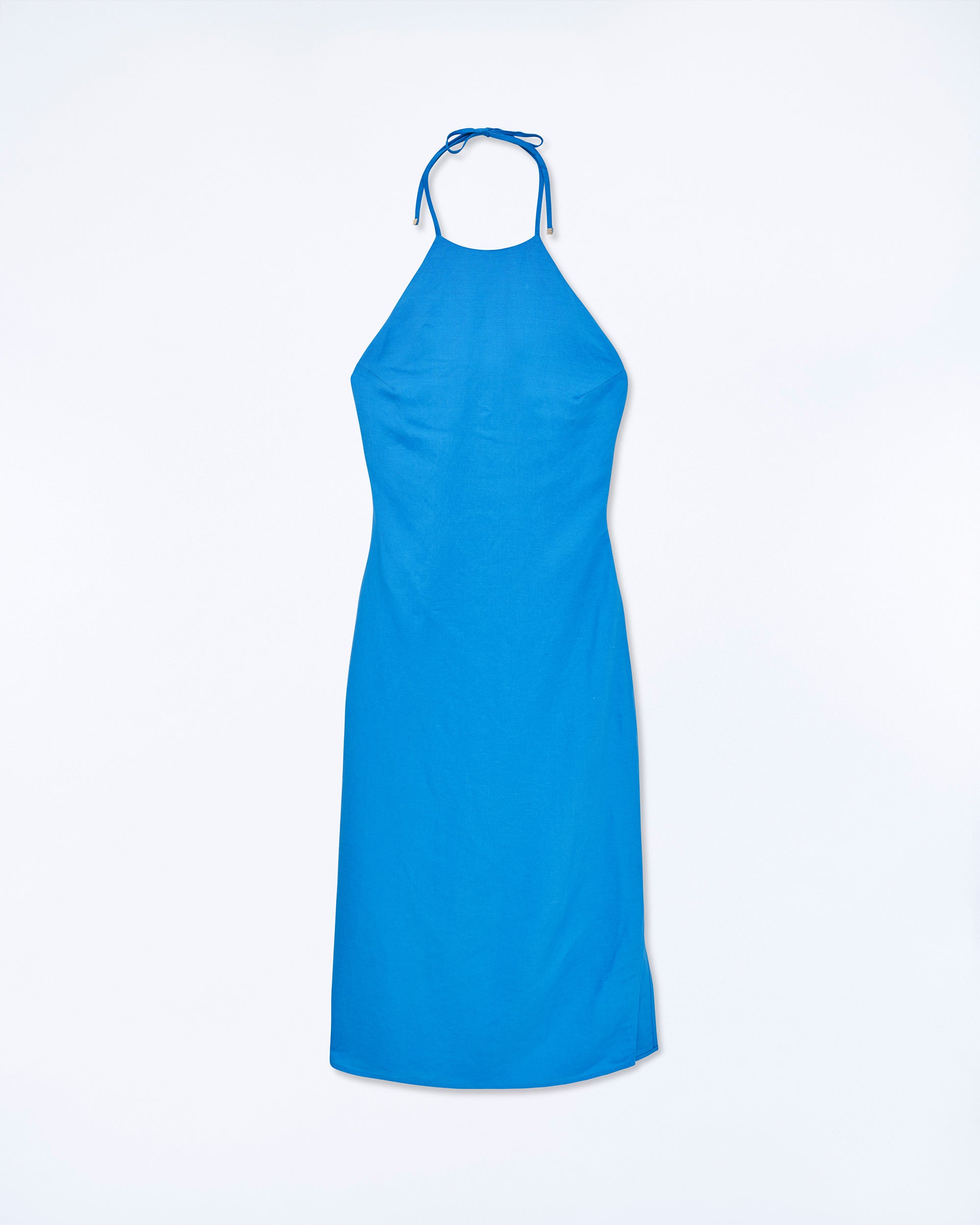 TROPICAL BLUE
 / NEW / QTY : 12 / Robe Longue Bretelle Josie - Tropical Blue