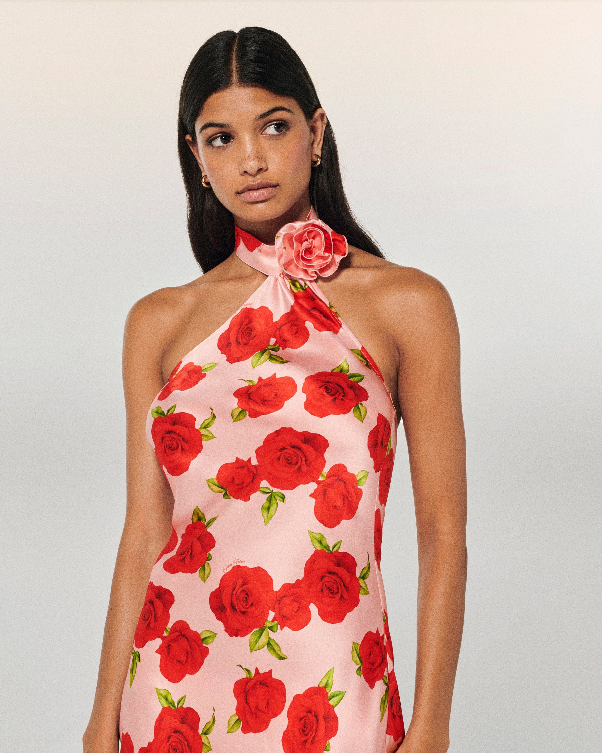 HOT ROSES / DJV / QTY : 10 / Robe Longue Asymétrique Sienna - Hot Roses