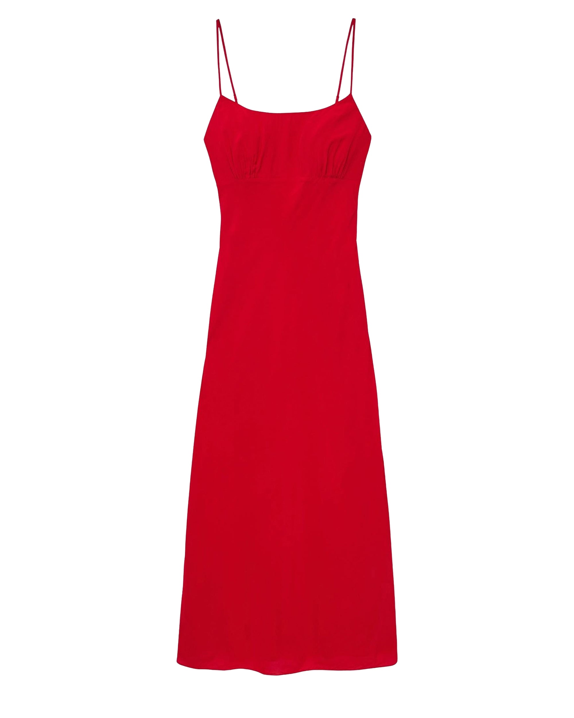 Robe longue à bretelles Ilona - Red