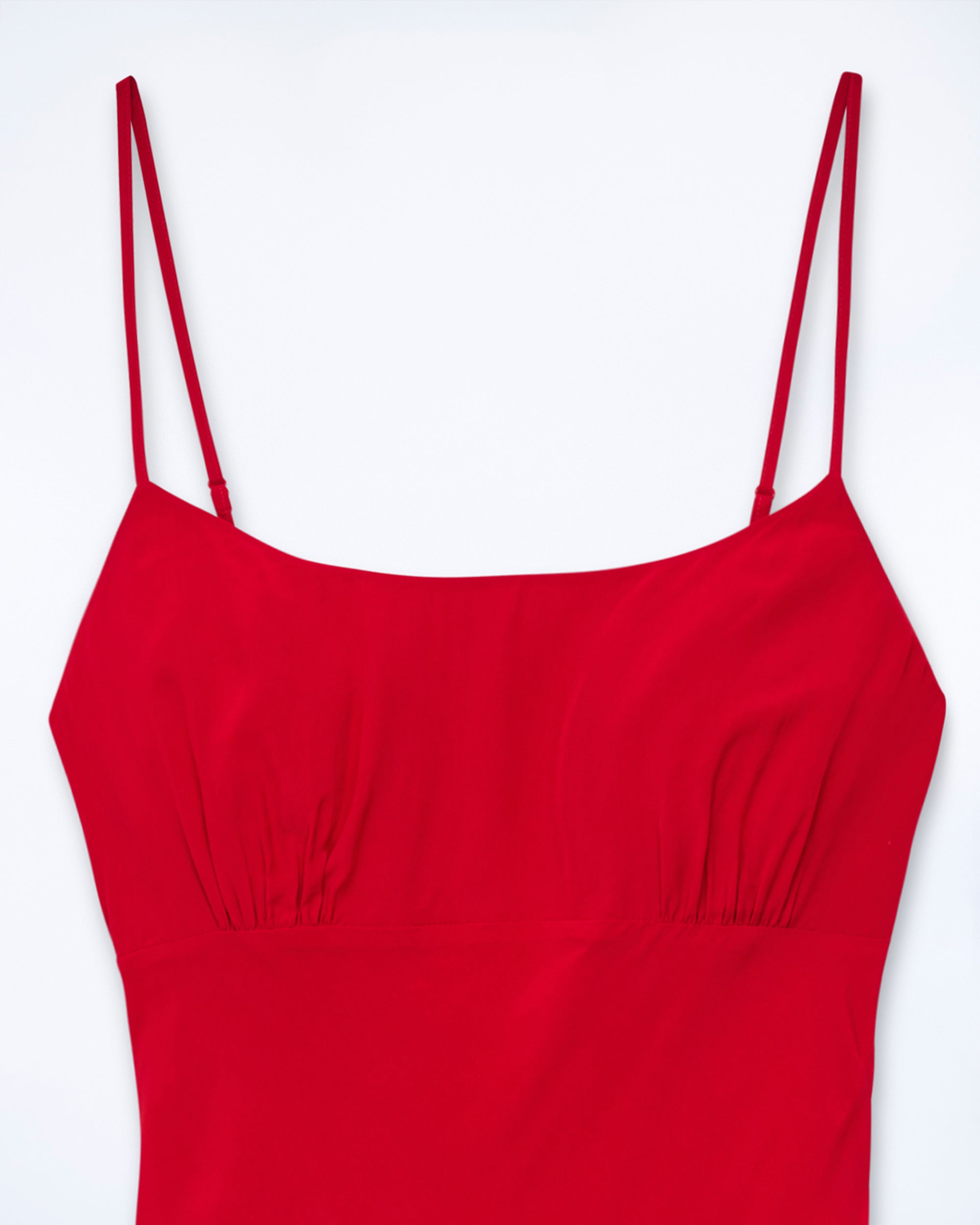 RED / NEW / QTY : 6 / Robe Longue Bretelle Ilona - Red