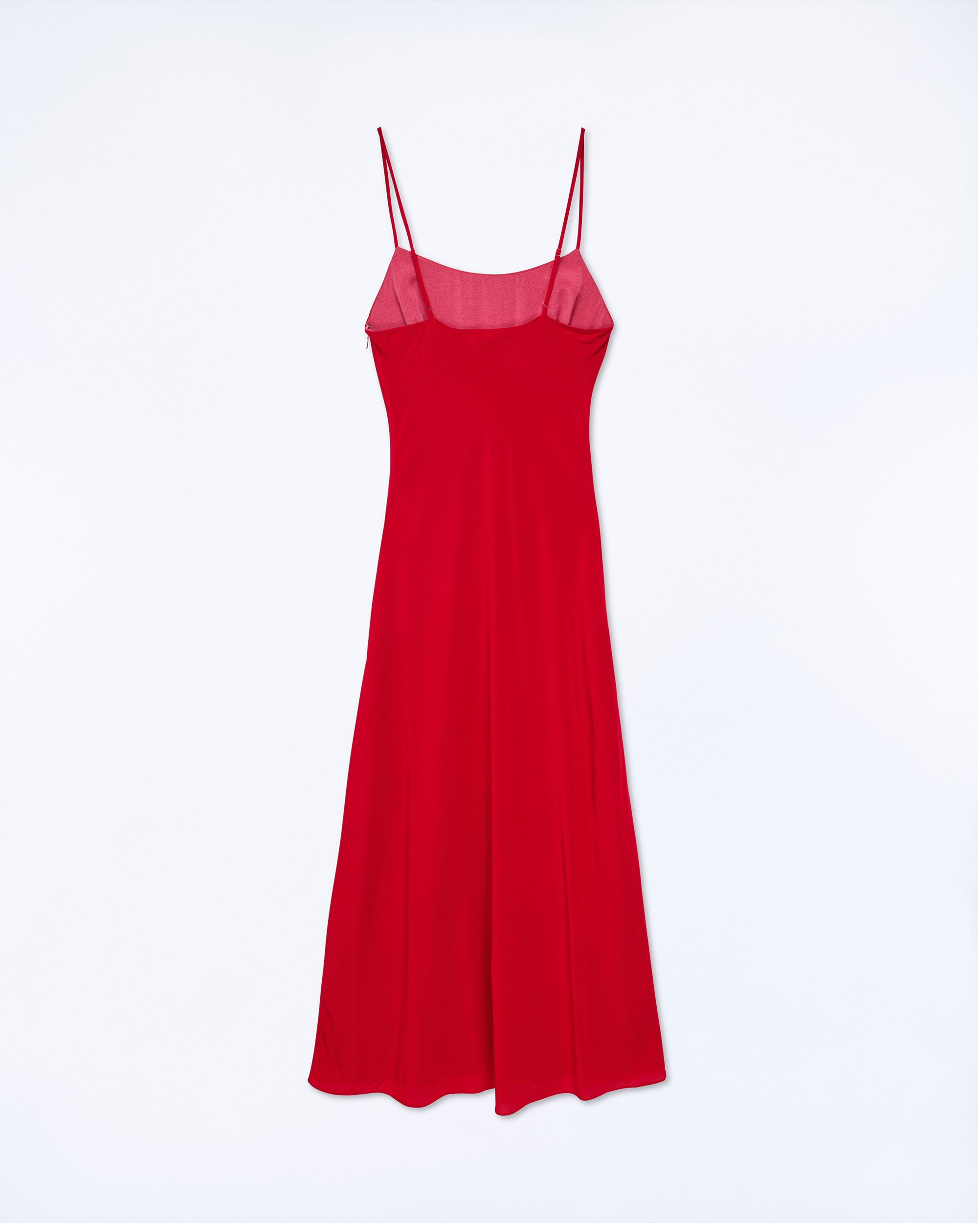 RED / NEW / QTY : 6 / Robe Longue Bretelle Ilona - Red