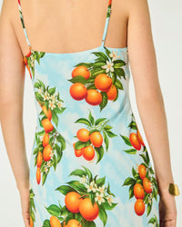 ORANGE SKY / NEW / QTY : 1 / Robe Longue Bretelle Ilona - Orange Sky