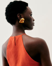 ORANGE / NEW / QTY : 1 / Robe Courte Bretelle Betty - Orange