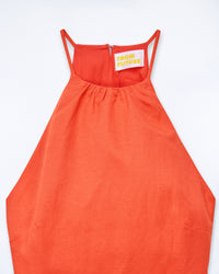 ORANGE / NEW / QTY : 1 / Robe Courte Bretelle Betty - Orange