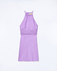 LILAS / NEW / QTY : 5 / Robe Courte Bretelle Betty - Lilas