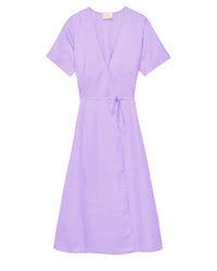 Linen maxi dress - Lilac