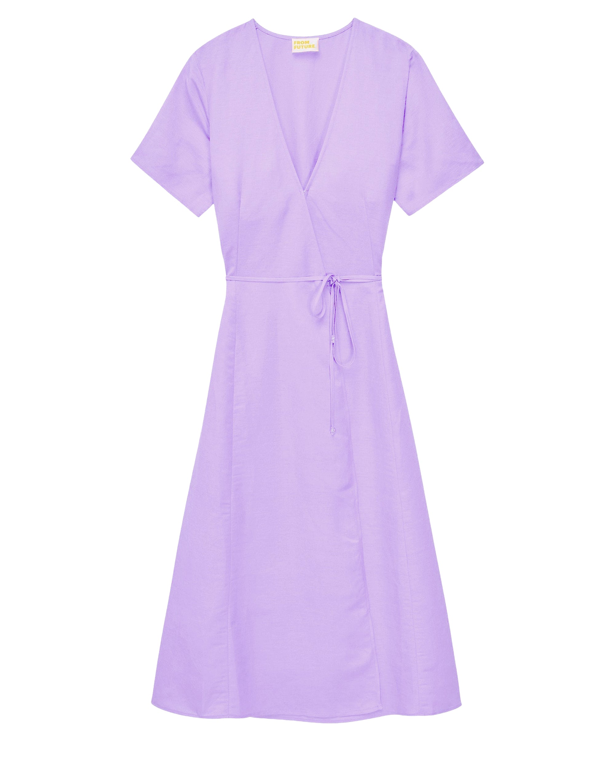 Linen maxi dress - Lilac
