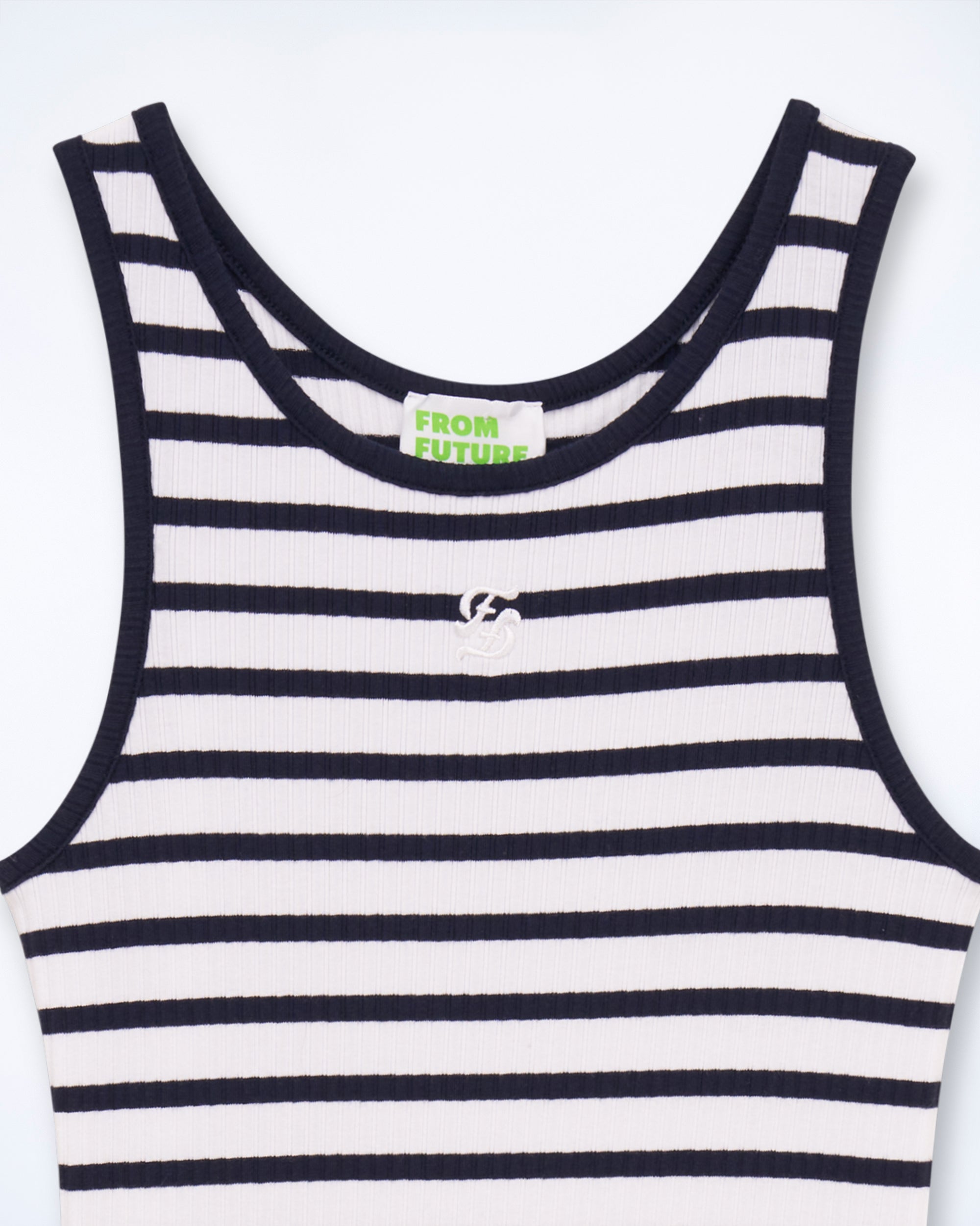 ECRU/NAVY / NEW / QTY : 43 / Robe Longue Bretelle - Ecru/Navy