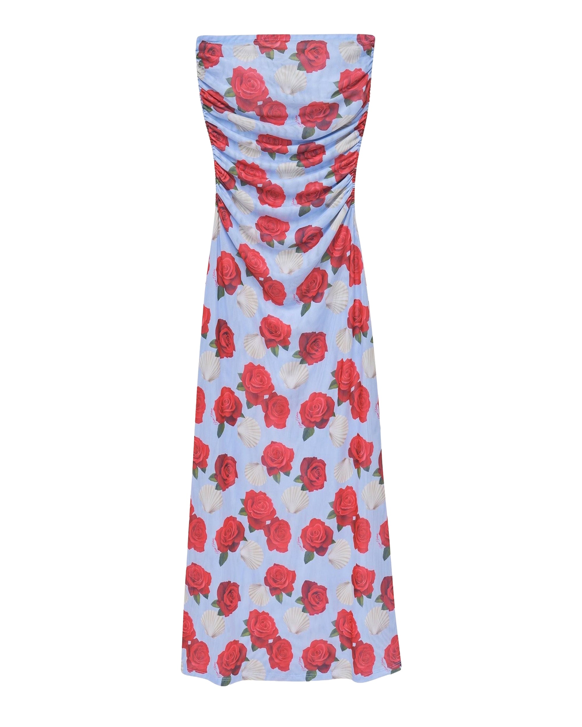 Robe longue bustier en mesh - Coquillages & Crustacés