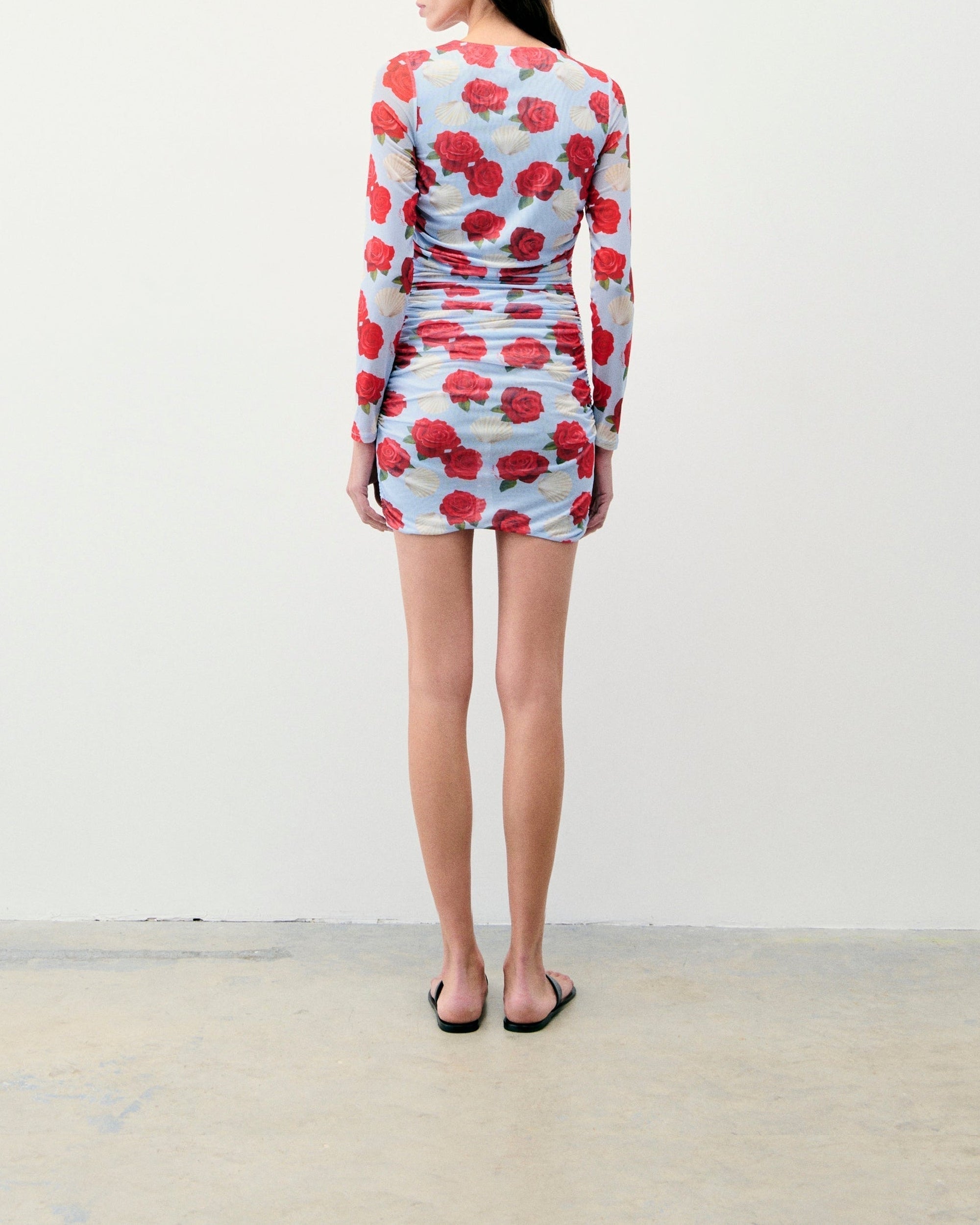 Short dress with long sleeves - Coquillage