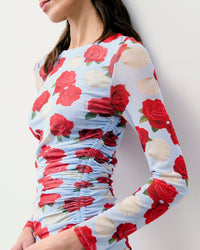 Short dress with long sleeves - Coquillage
