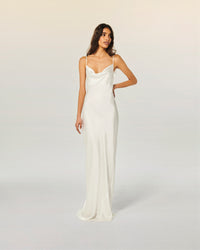 Y. ONLY PORTE / ECRU / NEW / QTY : 1 / Robe Longue Bretelle Amalia - Ecru