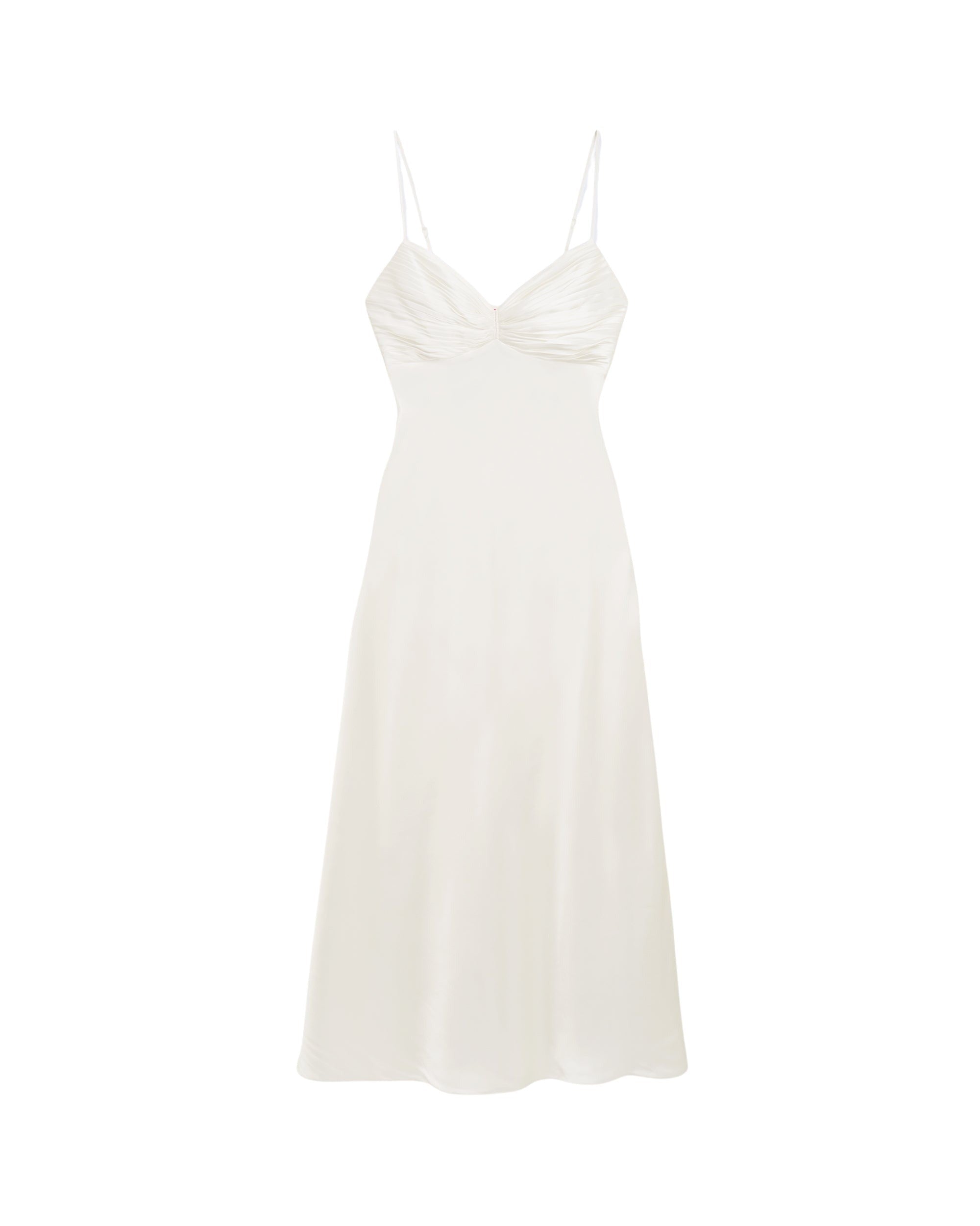 ECRU / DJV / QTY : 7 / Robe Longue Bretelle Rosa - Ecru
