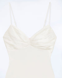 ECRU / DJV / QTY : 7 / Robe Longue Bretelle Rosa - Ecru