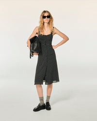 NOIR TIE AND DYE CO / NEW / QTY : 8 / Robe Longue Bretelle Leatitia - Noir Tie And Dye Co