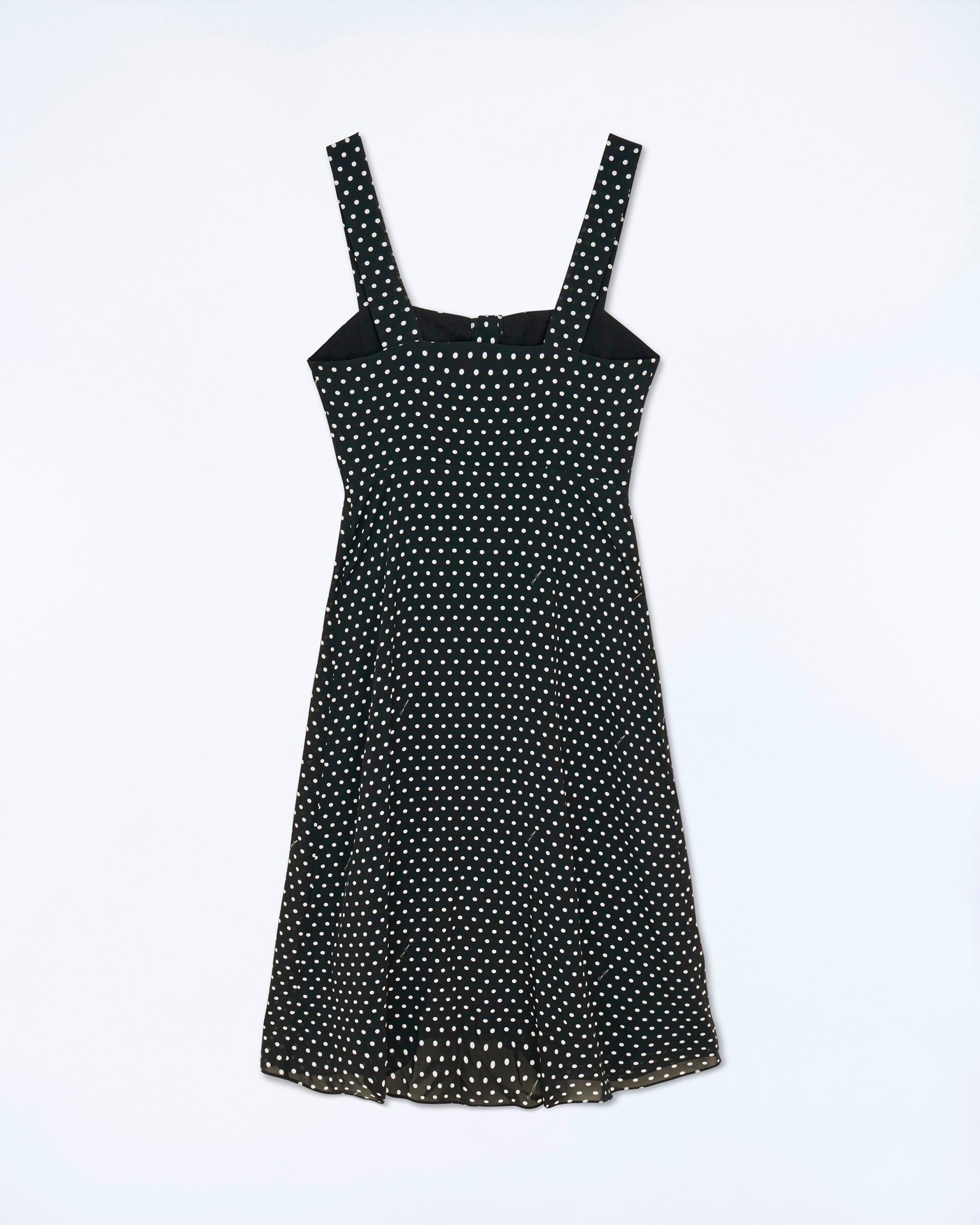 Robe longue à bretelles Leatitia - Noir