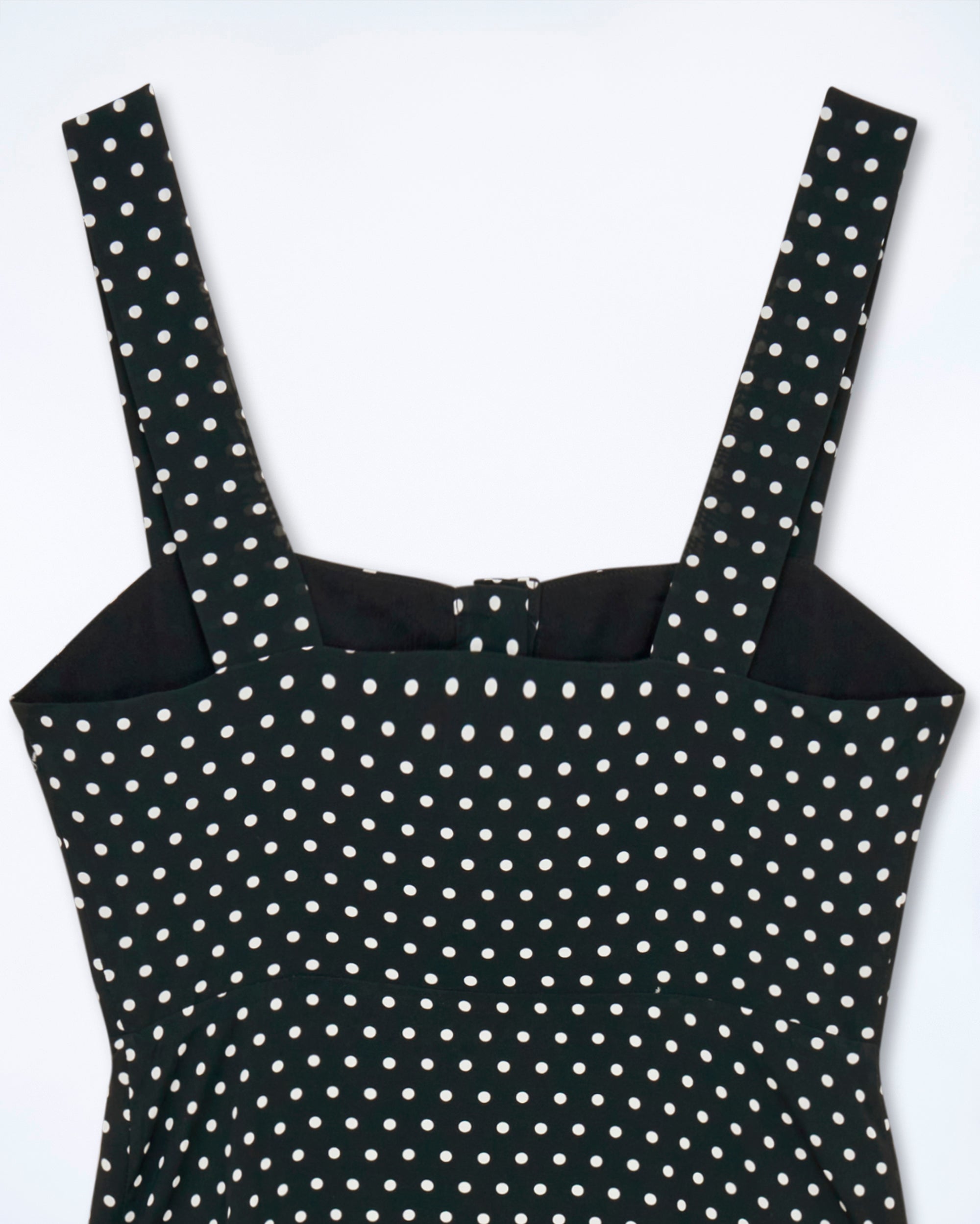 Robe longue à bretelles Leatitia - Noir