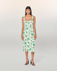 SPRING FLOWERS / DJV / QTY : 75 / Robe Longue Bretelle Leatitia - Spring Flowers