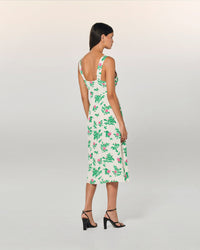 SPRING FLOWERS / DJV / QTY : 75 / Robe Longue Bretelle Leatitia - Spring Flowers