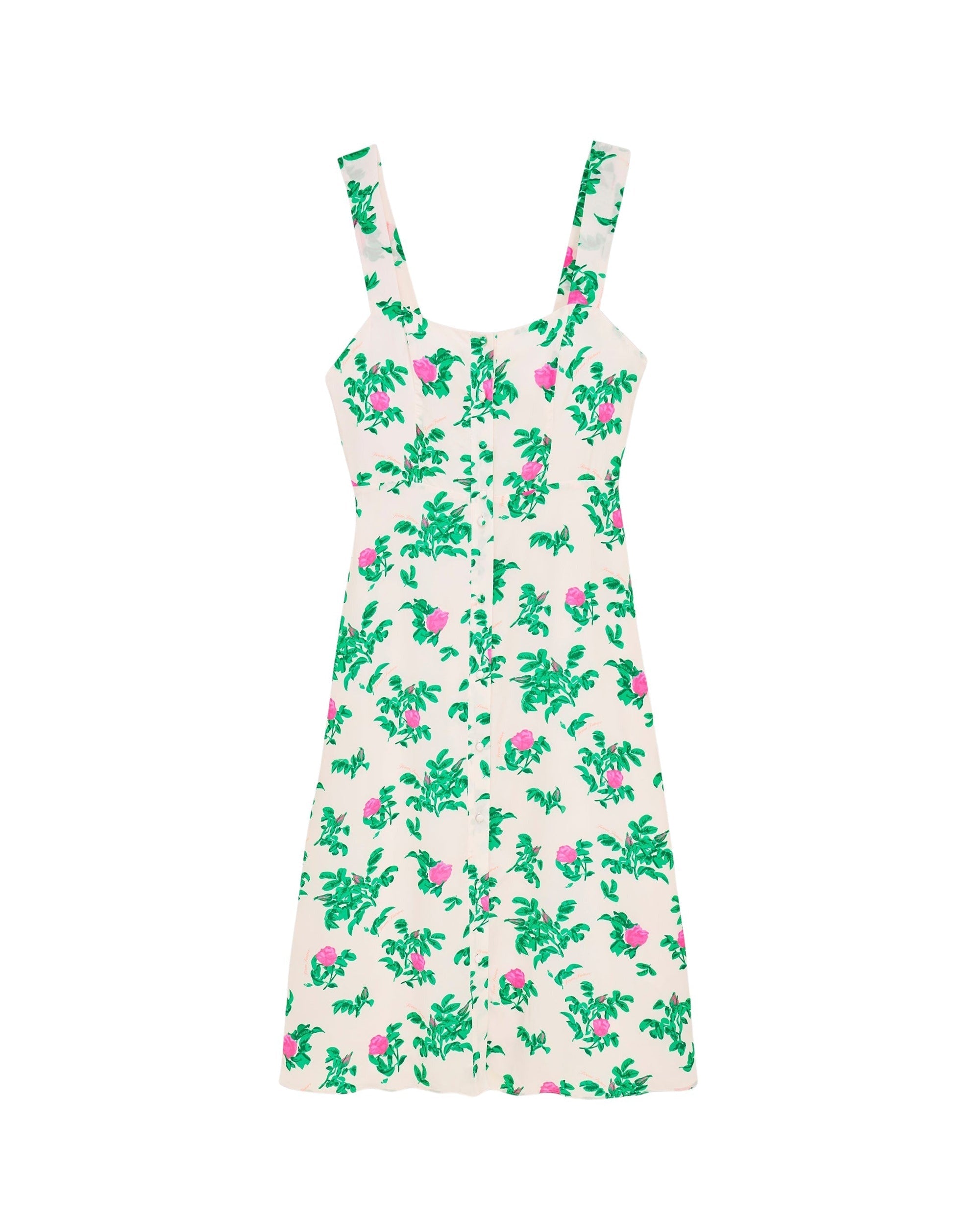 SPRING FLOWERS / DJV / QTY : 75 / Robe Longue Bretelle Leatitia - Spring Flowers