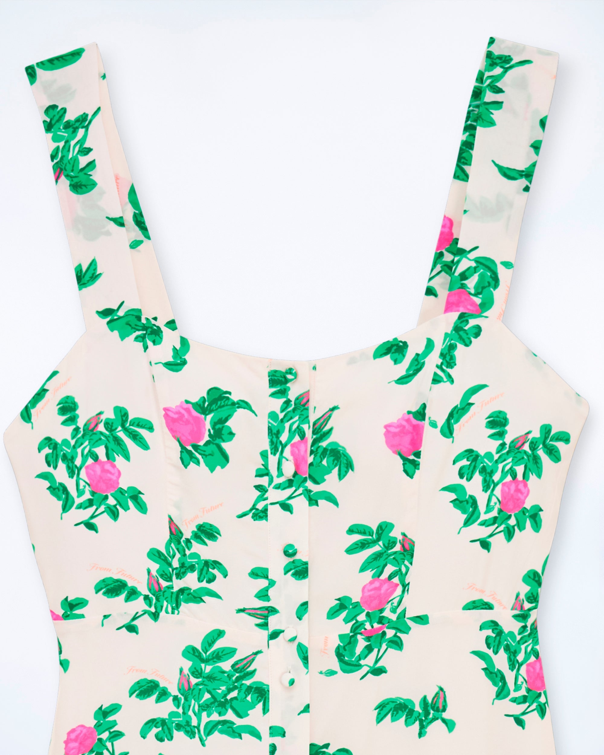 SPRING FLOWERS / DJV / QTY : 75 / Robe Longue Bretelle Leatitia - Spring Flowers