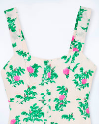 Robe longue à bretelles Leatitia - Spring Flower