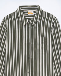 KAKI STRIPES / NEW / QTY : 27 / Robe Longue Manche Longue - Kaki Stripes