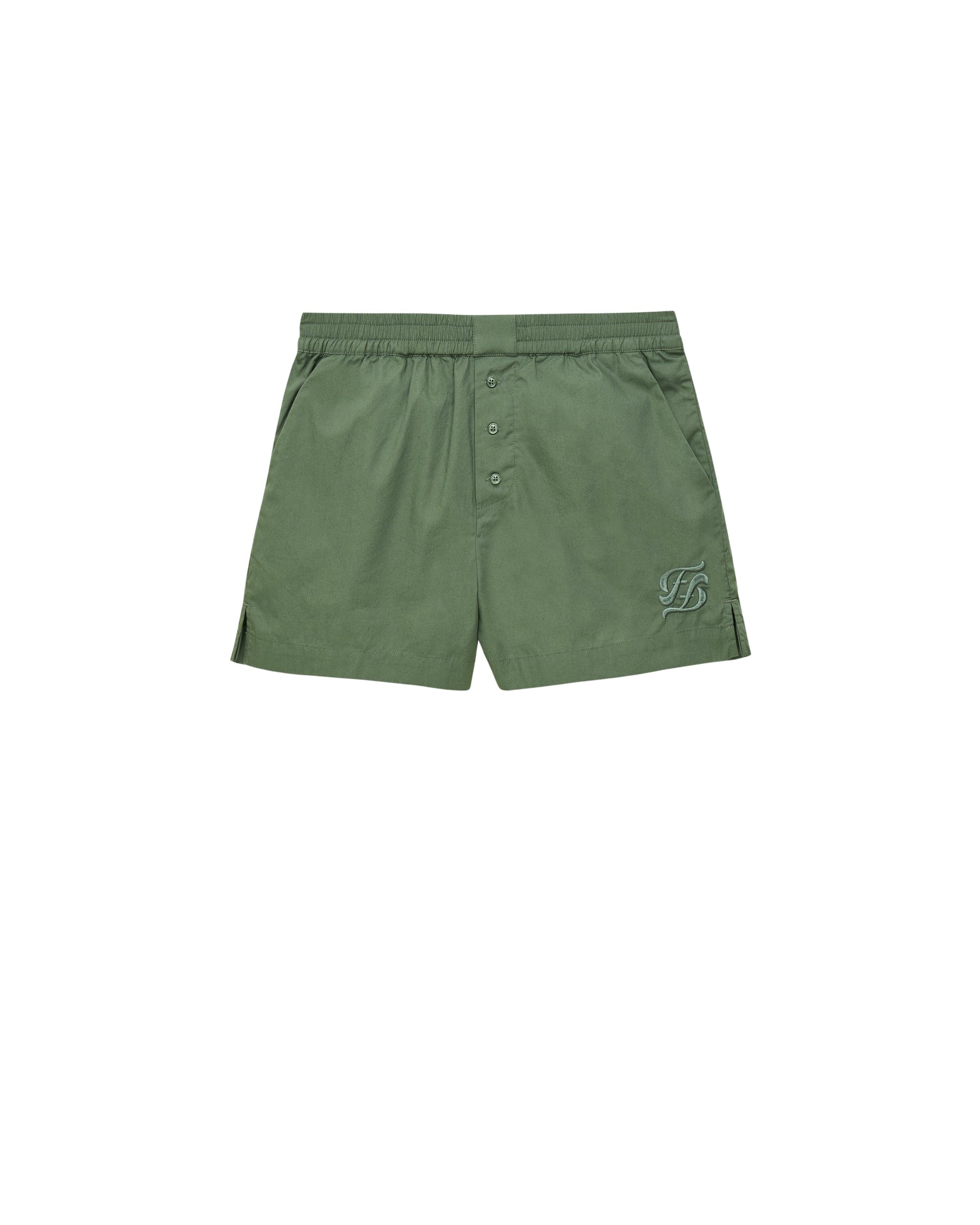 Short Court Popeline  - Kaki