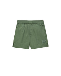 Cotton poplin shorts - Khaki