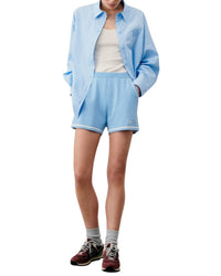 Merino wool shorts - Baby Blue