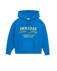 Hoodie Holiday Love Story - Blue