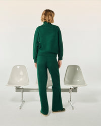 COLLEGE GREEN / NEW / QTY : 3 / Sweatshirt Col Camionneur - College Green