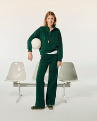COLLEGE GREEN / NEW / QTY : 3 / Sweatshirt Col Camionneur - College Green