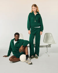 COLLEGE GREEN / NEW / QTY : 3 / Sweatshirt Col Camionneur - College Green