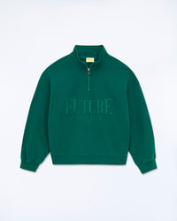 COLLEGE GREEN / NEW / QTY : 3 / Sweatshirt Col Camionneur - College Green