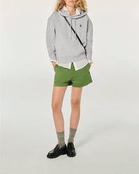 Sweatshirt à col rond - Gris Chiné Clair