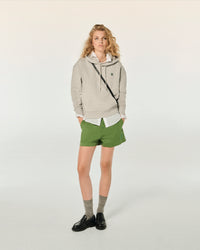 GRIS CHINE CLAIR / NEW / QTY : 5 / Sweatshirt Col Rond Double F - Gris Chine Clair