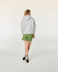 GRIS CHINE CLAIR / NEW / QTY : 5 / Sweatshirt Col Rond Double F - Gris Chine Clair