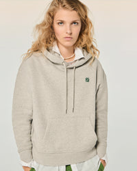 GRIS CHINE CLAIR / NEW / QTY : 5 / Sweatshirt Col Rond Double F - Gris Chine Clair