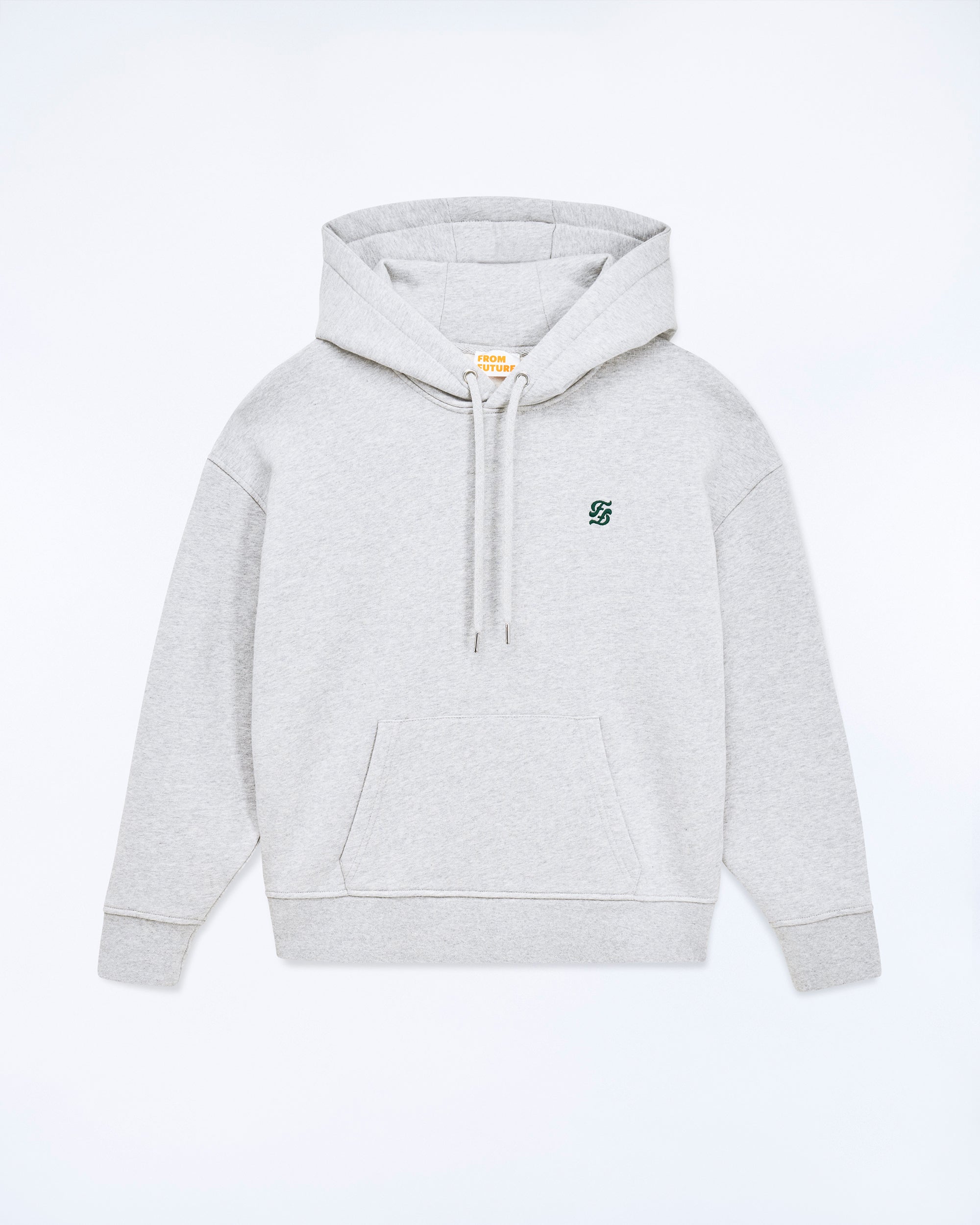 GRIS CHINE CLAIR / NEW / QTY : 5 / Sweatshirt Col Rond Double F - Gris Chine Clair