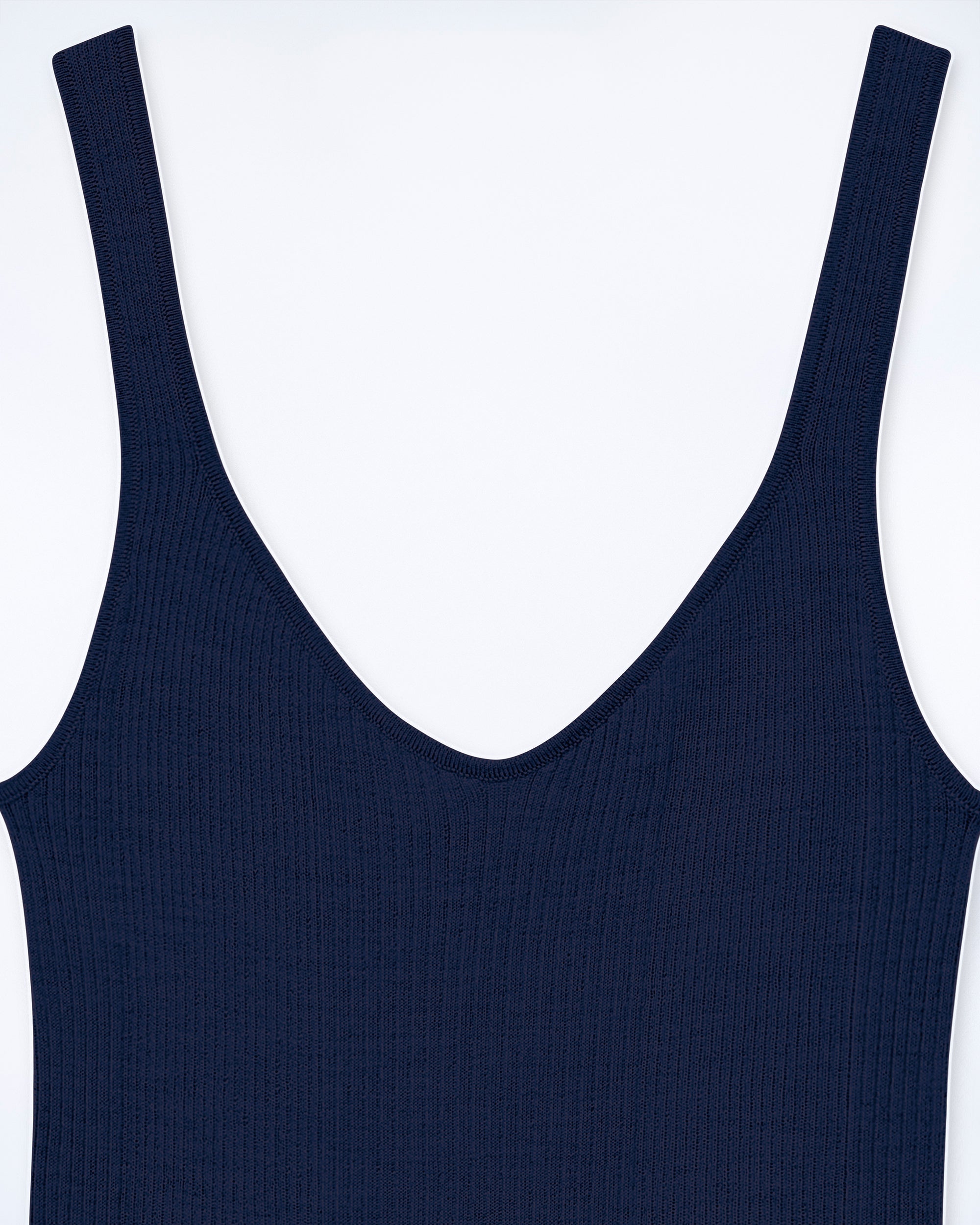 Débardeur en laine mérinos - Navy