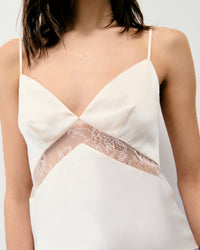 Y. ONLY PORTE / CHAMPAGNE / NEW / QTY : 10 / Top Bretelle Dallia - Champagne