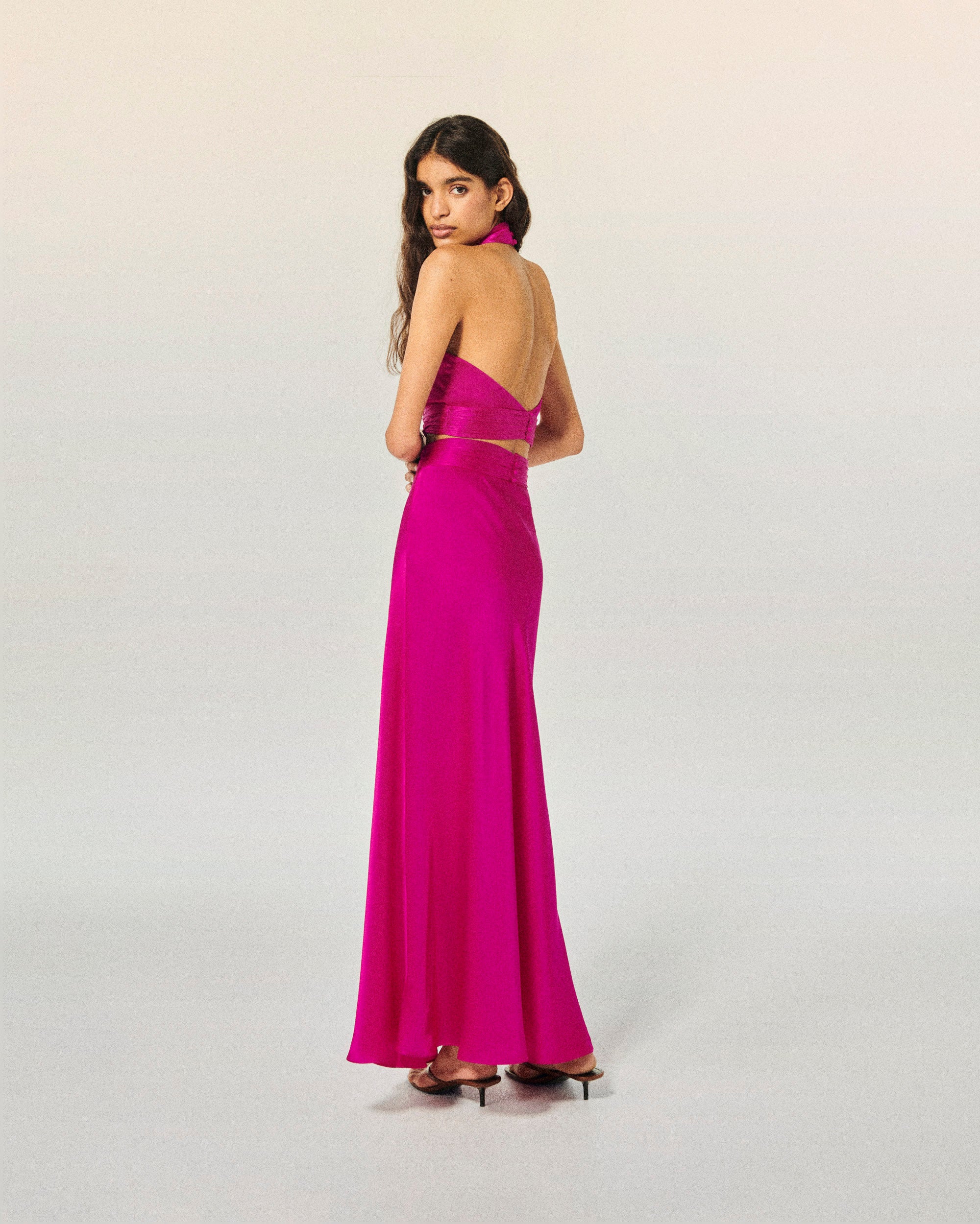 RASPBERRY PINK / NEW / QTY : 5 / Top Bretelle Lenie - Raspberry Pink