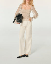 Blouse à manches longues Molly - Ecru