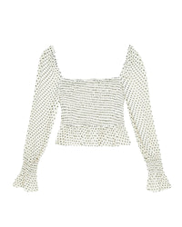 Blouse à manches longues Molly - Ecru