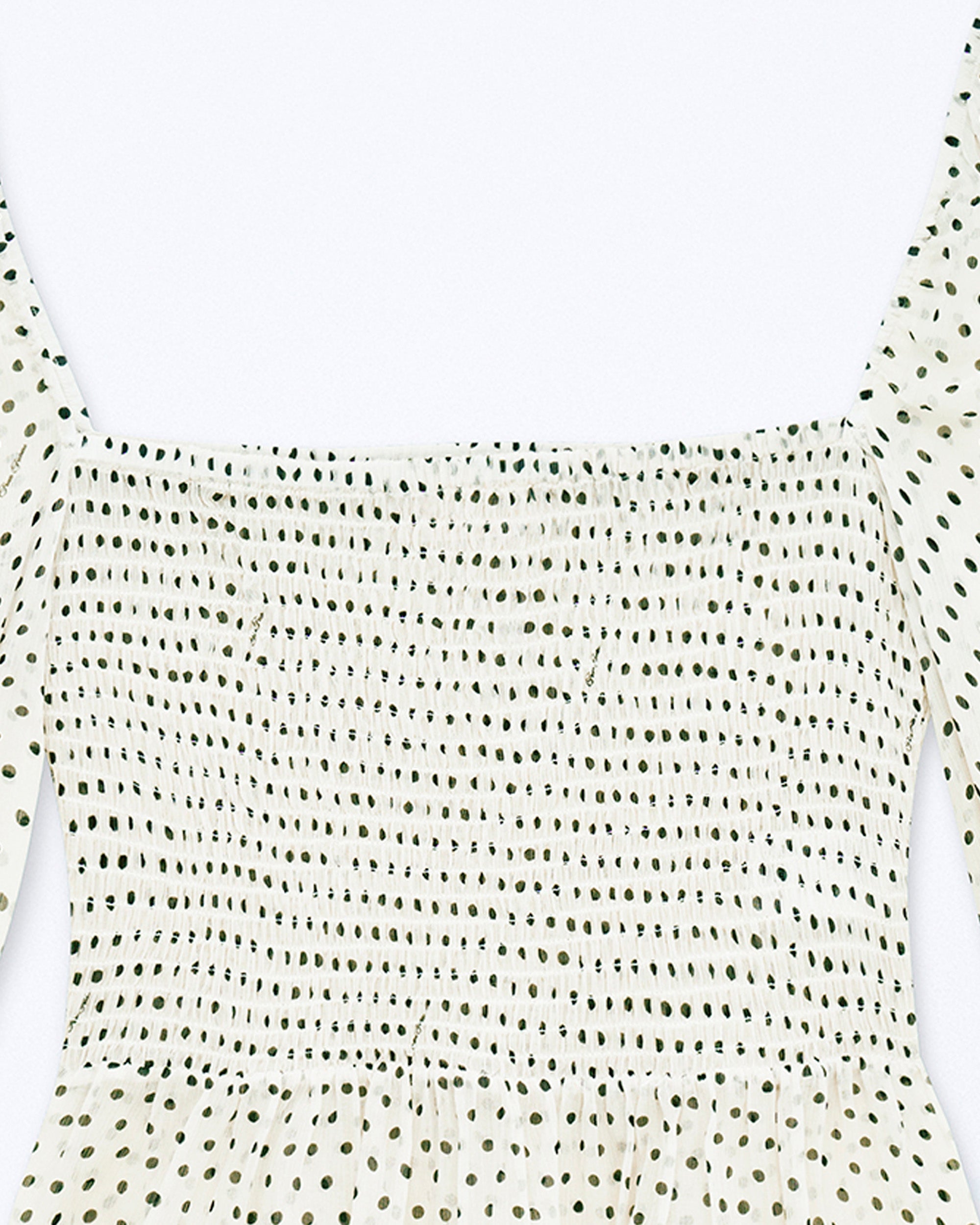 POIS ECRU / DJV / QTY : 74 / Top Manches Longues Molly - Pois Ecru