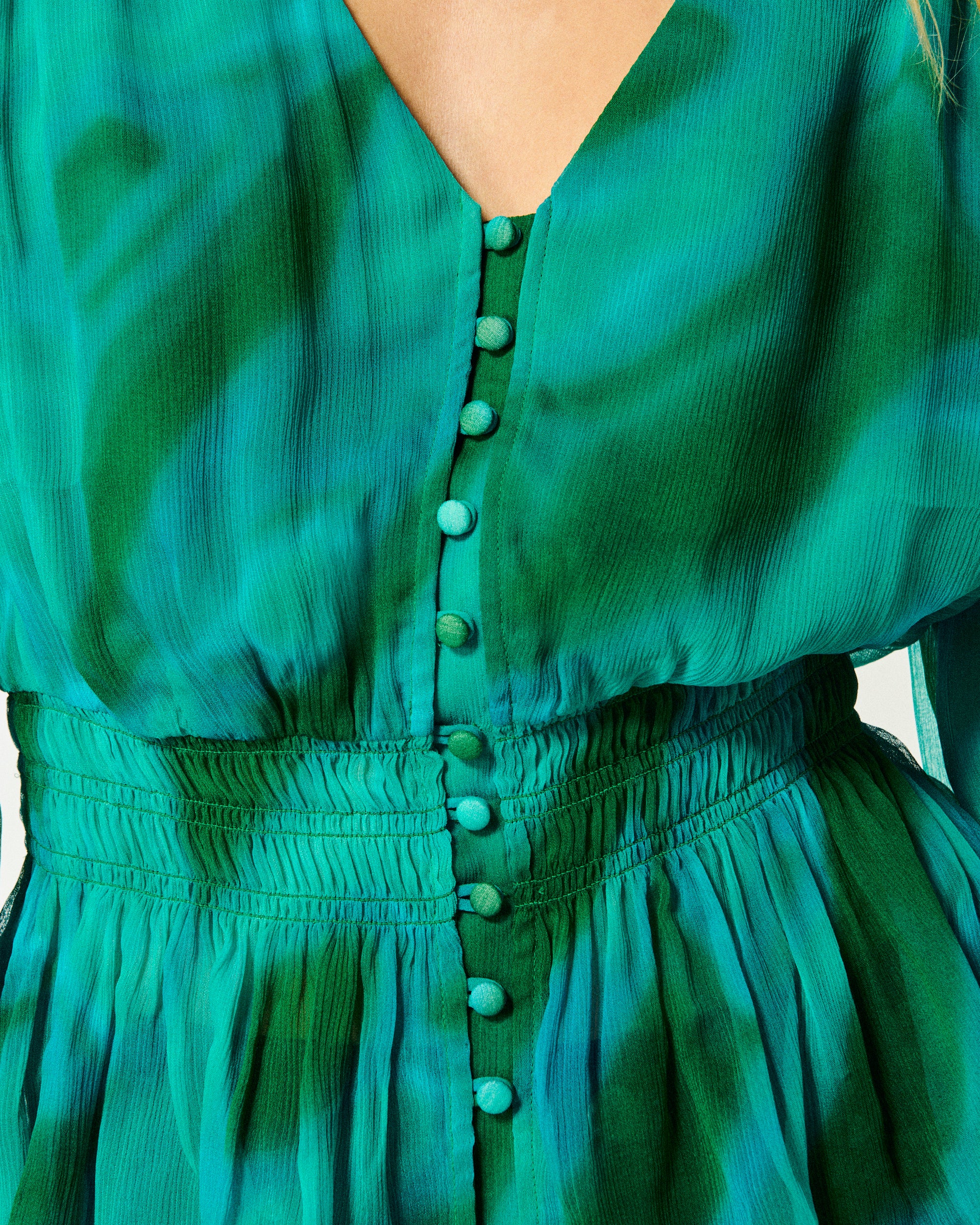 MARVELOUS GREEN / NEW / QTY : 55 / Top Manches Longues Golda - Marvelous Green